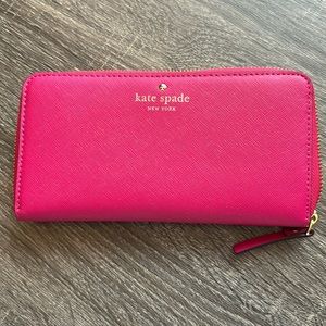 Hot Pink Kate Spade Wallet